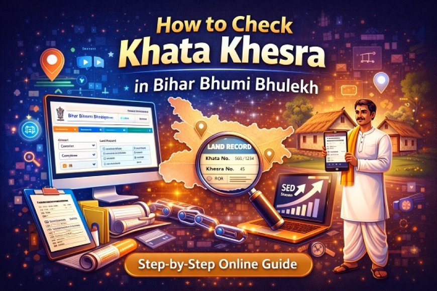 How to Check Khata Khesra in Bihar Bhumi Bhulekh Online (Step-by-Step Guide)